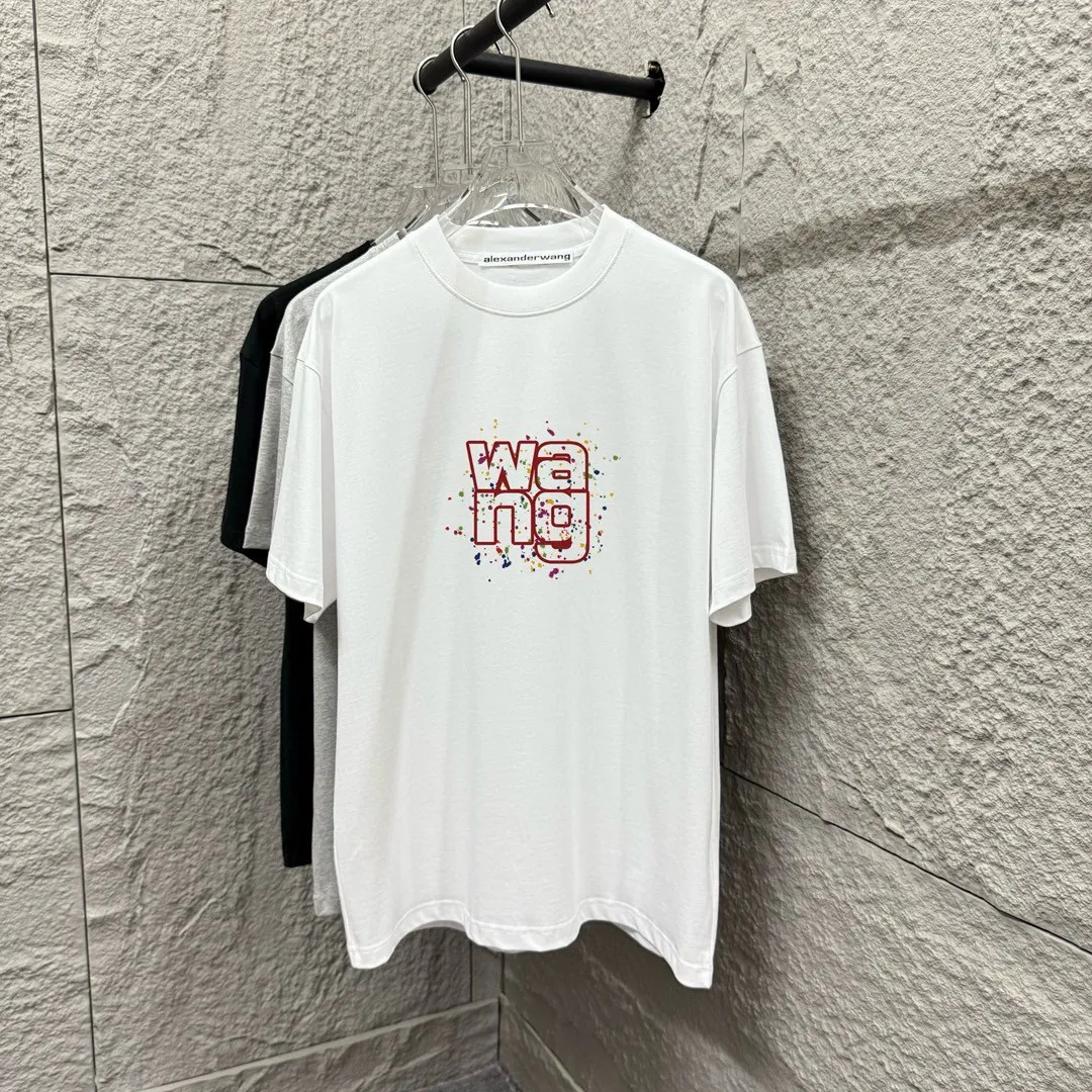 * *alexander 2025 New Arrival wang T Same Style ：Black White Size： S （90-130 ） M （120-150 ） L （140-165 ） XL （160-180 ） XXL （180 ）